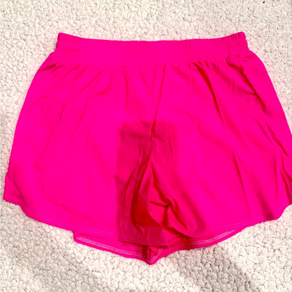 Five Dancewear five the label shorts XS adult running shorts pink NEW wo tags